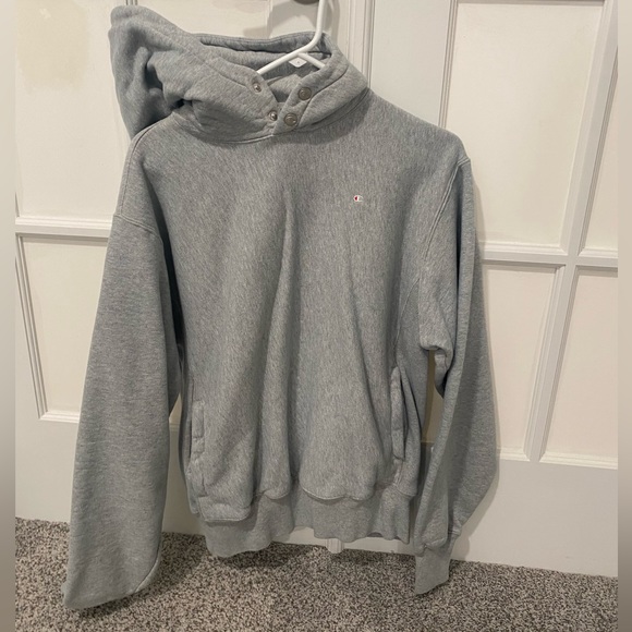 Reverse Weave Champion Hoodie Gray - Picture 1 of 4